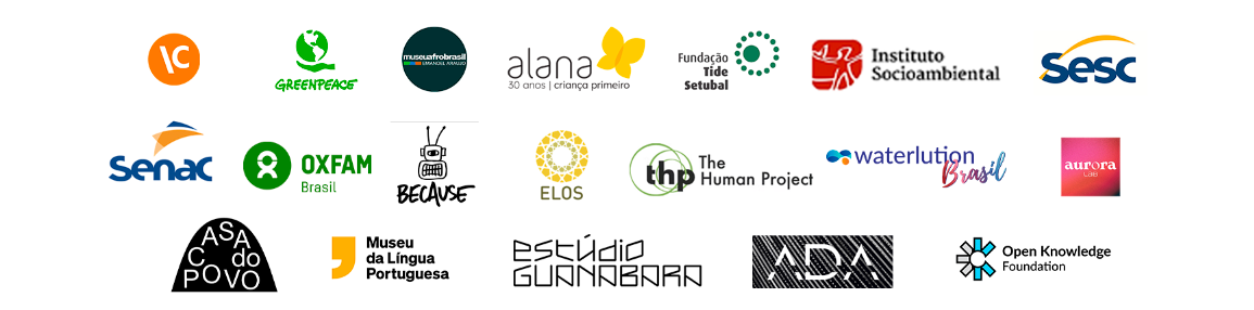 Instituições parceiras da Teia Documenta